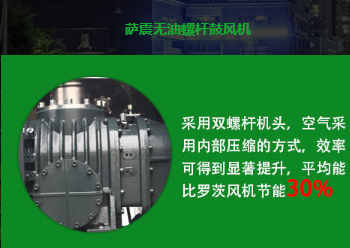 薩震節能空壓機比羅茨風機節能30% 薩震節能空壓機比羅茨風機節能30%